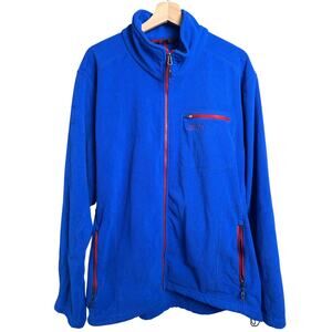 Orvis Trout Bum 2XL Fleece Waffle Full Zip Blue